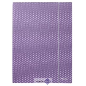   Gumis mappa, karton, A4, ESSELTE "Colour'Breeze", levendula