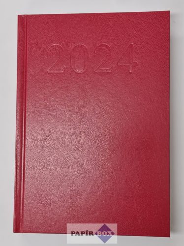 Határidőnapló, 2024. napi, Sakota, piros