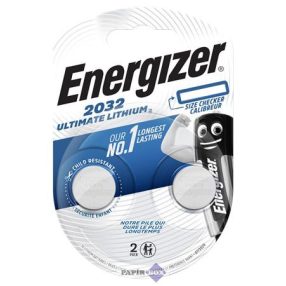   Gombelem, lítium, CR2032, 2 db, ENERGIZER "Ultimate"