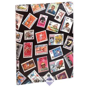   Album, bélyeggyűjtő, 22,5x30,5 cm, 8 lap, EXACOMPTA "Sport"