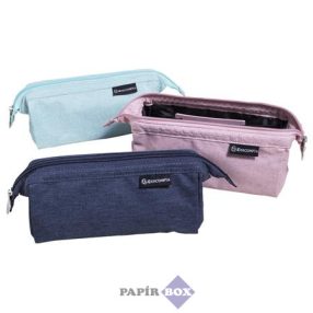   Tolltartó, cipzáras, EXACOMPTA "Autentik", vegyes színek