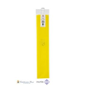 Selyempapír, 50x76cm, 21g, citromsárga, 6 ív/csg