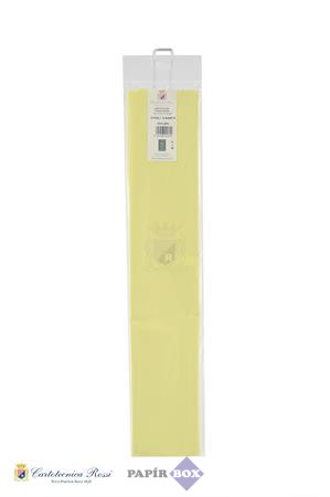 Selyempapír, 50x76cm, 21g, vaníliasárga, 6 ív/csg