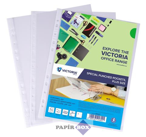 Genotherm, lefűzhető, A4+, 55 mikron, víztiszta, VICTORIA OFFICE