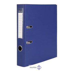   Iratrendező, 50 mm, A/4, PP/karton, VICTORIA OFFICE, "Basic", tengerészkék