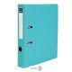 Iratrendező, 50 mm, A/4, PP/karton, VICTORIA OFFICE, "Basic", türkiz