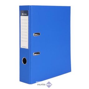   Iratrendező, 75 mm, A/4, PP/karton, VICTORIA OFFICE, "Basic", királykék