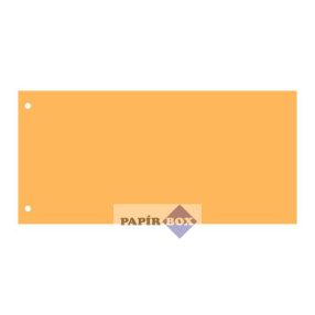   Elválasztócsík, karton, VICTORIA OFFICE, citromsárga 50db/csg