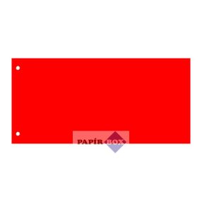 Elválasztócsík, karton, VICTORIA OFFICE, piros