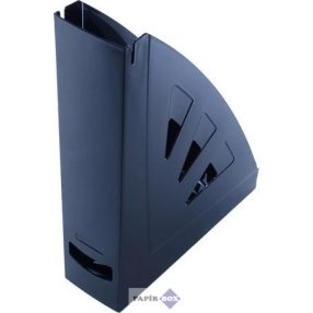 Iratpapucs, műanyag, 75 mm, VICTORIA OFFICE, fekete