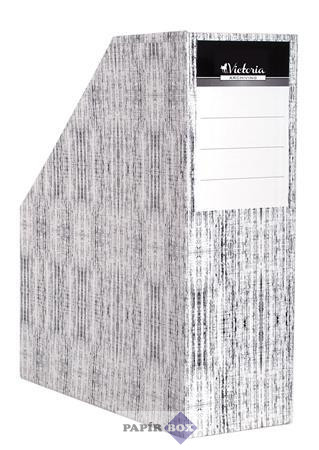 Iratpapucs, karton, 90 mm, VICTORIA OFFICE, "Textil"