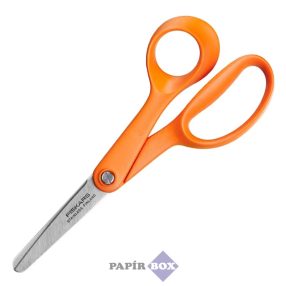   Olló, iskolai, 13 cm, FISKARS "First", narancssárga