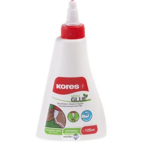 Hobbiragasztó, 125 ml, KORES "White Glue"