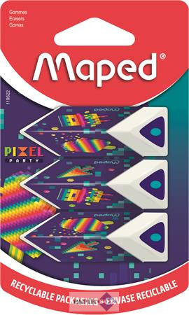 Radír, MAPED "Pixel Party Pyramid ", 3 darab