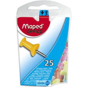 Térképtű, 10 mm, MAPED, vegyes színek, 25 db/doboz