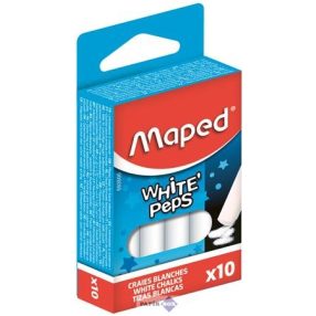 Táblakréta, MAPED, fehér, 10 db/doboz