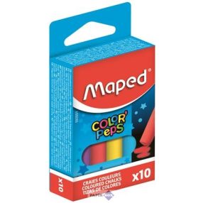 Táblakréta, MAPED, színes, 10db/klt