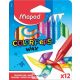 Zsírkréta, MAPED "Color'Peps Wax", 12 különböző szín