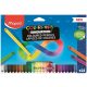 Színes ceruza készlet, háromszögletű, MAPED "Color'Peps INFINITY", 24 különböző szín