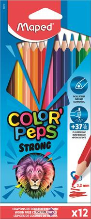 Színes ceruza készlet, háromszögletű, MAPED "Color