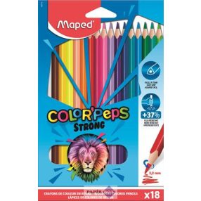 Színes ceruza készlet, háromszögletű, MAPED "Color