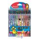 Filctoll és színes ceruza készlet, MAPED "Color'Peps Monster" 12+15 különböző szín