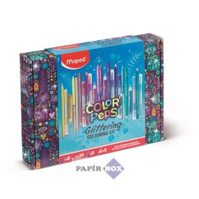   Csillámos színező készlet, MAPED "Color'Peps", 31 darabos