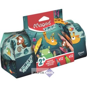   Tolltartó, cipzáras, töltött, MAPED "Jungle Fever"