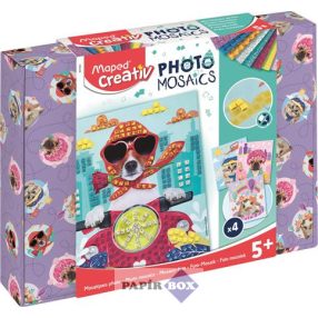   Mozaikos képkészítő készlet, MAPED CREATIV, "Cute Animals", aranyos állatok