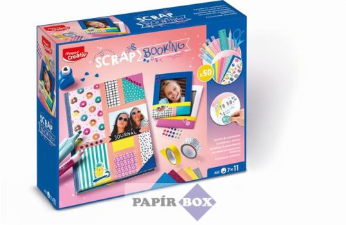 Kreatív scrapbooking készlet, 50 darabos, MAPED CREATIV "Scrapbooking Set"