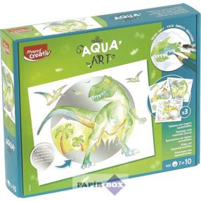   Akvarell festőkészlet, MAPED CREATIV, "Aqua Art", dinoszaurusz