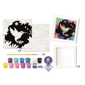   Számfestő készlet, MAPED CREATIV "Paint by number", leopárd és madár