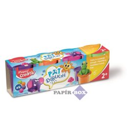   Gyurma készlet, 4x114 g, MAPED CREATIV "Pat Dough Fancy", vegyes színek