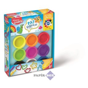   Gyurma és formázó készlet, 21 darabos, MAPED CREATIV, "Pat Dough"
