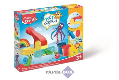 Gyurma és formázó készlet, 16 darabos, MAPED CREATIV, "Pat Dough"