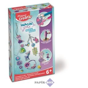   Mágikus ékszerkészítő készlet, MAPED CREATIV, "Imagin' Style", Magical Plastic