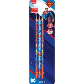   Grafitceruza, HB, háromszögletű, MAPED "Superman", 6 db/csg