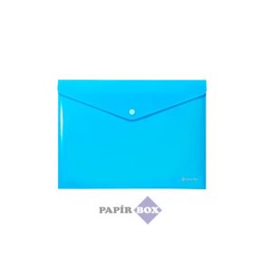 Irattartó tasak, A4, PP, patentos, PANTA PLAST, neon kék
