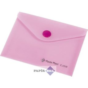   Irattartó tasak, A7, PP, patentos, 160 mikron, PANTA PLAST, pasztell rózsaszín
