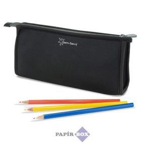 Tolltartó, cipzáras, antibakteriális, RAPESCO, fekete