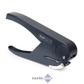   Lyukasztó, egylyukú, 23 lap, fém, RAPESCO "Sole", fekete
