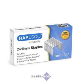 Fűzőkapocs, 24/6, horganyzott, RAPESCO