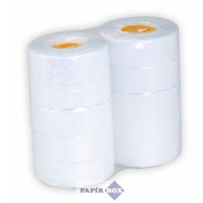 Árazószalag, 26x12 mm, fehér