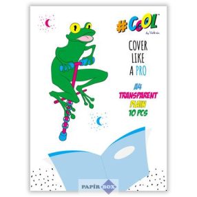   Öntapadó füzet- és könyvborító, A/4, COOL BY VICTORIA, víztiszta