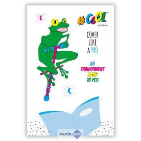   Öntapadó füzet- és könyvborító, A/5, COOL BY VICTORIA, víztiszta