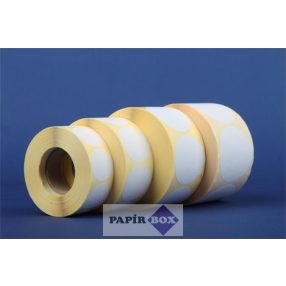 Etikett, vellum, 30 mm kör, 1000 etikett/tekercs, fehér