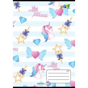   Füzet, tűzött, A/5, vonalas, 32 lap, 1. osztály, COOL BY VICTORIA, "Princess", "14-32"