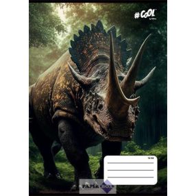   Füzet, tűzött, A/5, vonalas, 32 lap, 3. osztály, COOL BY VICTORIA, "Jurassic", "12-32"