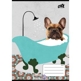   Füzet, tűzött, A/5, vonalas, 32 lap, 2. osztály, COOL BY VICTORIA "Bath", "16-32"