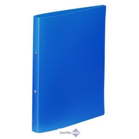   Gyűrűs könyv, 2 gyűrű, 25 mm, A4, PP, VIQUEL "Essentiel", kék